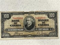 1937 Cdn UNC $100 Bill