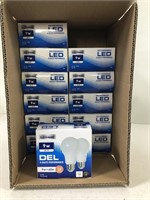 12 BOXES OF 2 IN EACH LED LIGHT BULBS