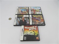 5 jeux pour Nintendo DS dont My Sims