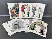 Large Lot of Norman Rockwell Prints