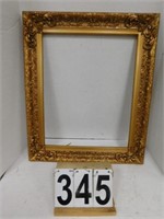 Gold Tone Wood Frame 25" T X 21"