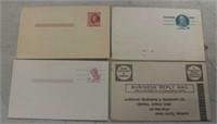 (4)VINTAGE POSTCARDS-UNUSED