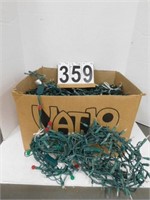 Box Full Of Christmas Lights