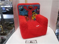 Sesame Street Elmo Chair Soft Nice Condition
