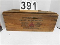 Sherwin Williams Wood Box 11.25" X 22.75" Has Hole