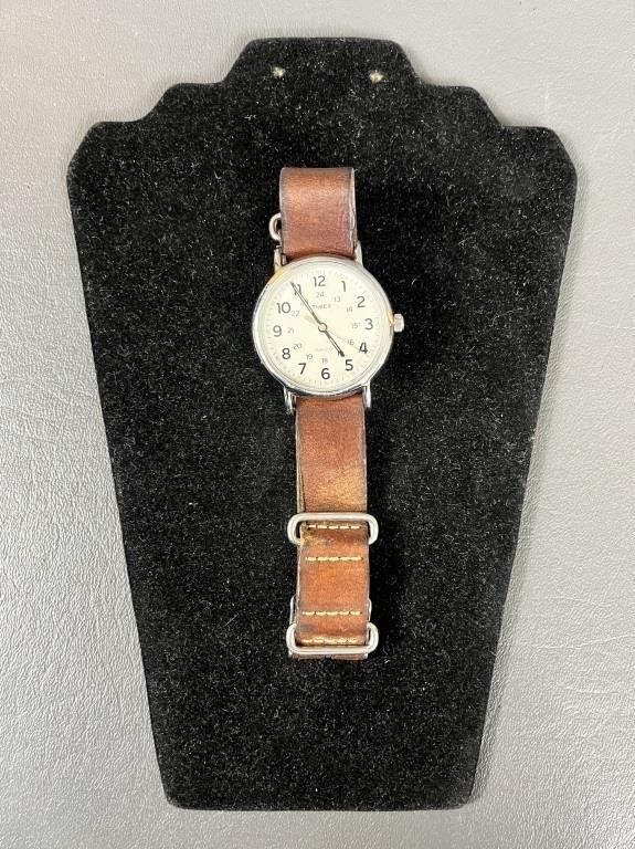 Timex Indigo Genuine Leather Watch