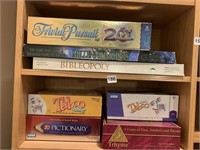 TRIVIAL PURSUIT, MILLENNIUM POLY, BIBLIOPOLY,