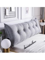 $83 Solid Color Triangle Headboard Pillow