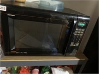 TAPPAN MICROWAVE BLACK GOOD CONDITION