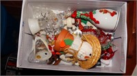 Assorted Christmas decorations