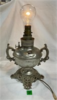 Victorian Oil Parlor Banquet Lamp Converted