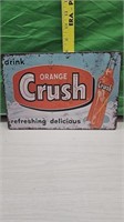 Orange crush sign