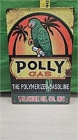 Polly gas sign