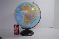World Globe On Plastic Stand