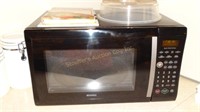 Kenmore microwave w/cookbook & cover