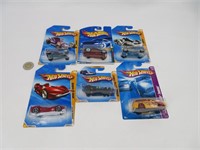 6 hot wheels die cast neufs