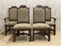 Four CrownMark Neo Renaissance Dining Chairs