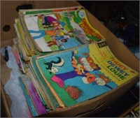 Box Lot of Disney Early Comic Books etc.
