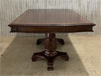 Large Wooden Dining Table w/Extension