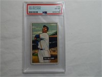 1951 Bowman Ted Williams Card PSA EX-MT 6