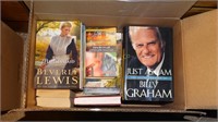 Books:  Billy Graham, Beverly Lewis, Alan