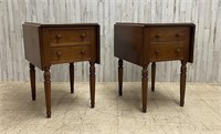 Pair of Drop Leaf End Tables