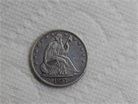 1857-O Sitting Liberty Half Dollar