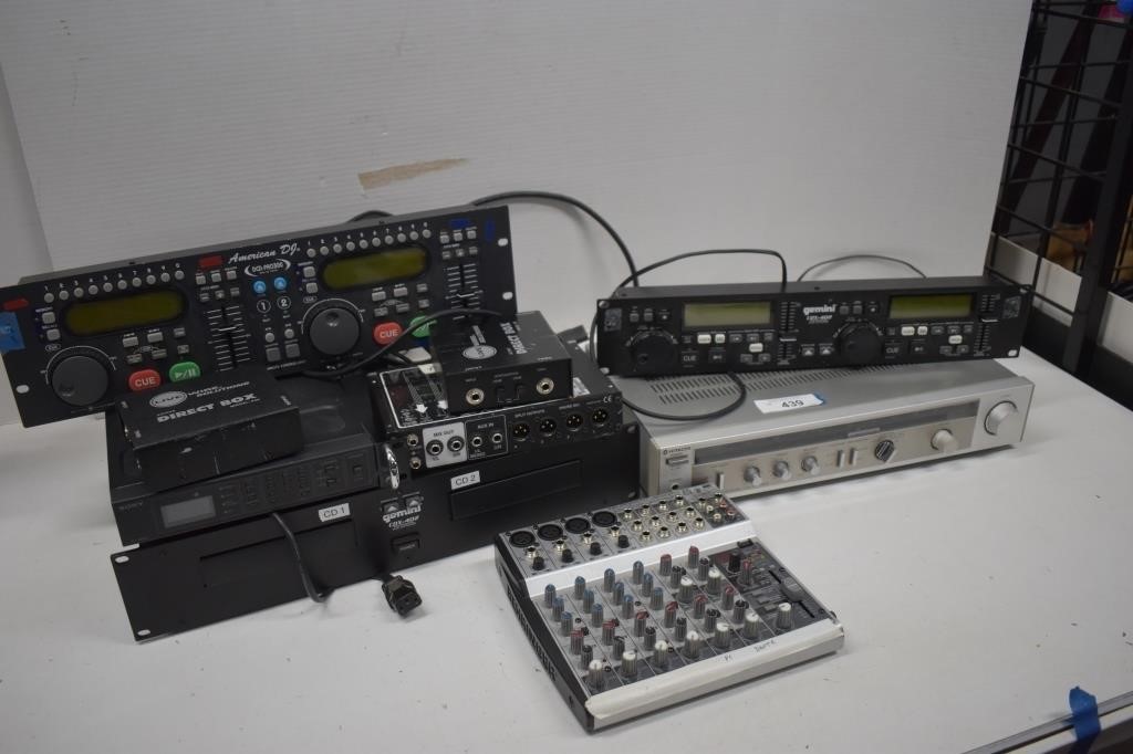 Receiver, CD Player & More Electronic Sound