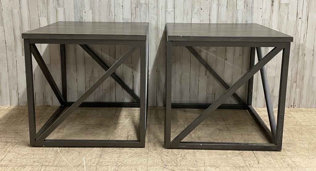 Pair of Outdoor Patio Tables