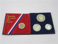 Coffret 3 pièces USA en silver , Bicentennial