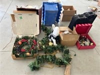 Christmas Wreaths, and décor items