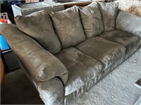 Grey Sofa overstuffed