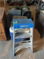 Coleman Cooler, and Werner small step ladder