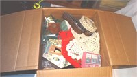 Box of household decorations