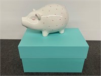 Tiffany & Co. Piggy Bank Italy Pink Polka Dots