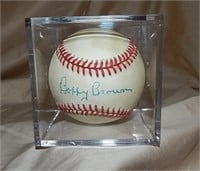 Bobby Brown Autographed American League Baseball
