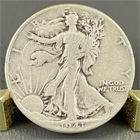 1941 Walking Liberty Silver (90%) Half Dollar