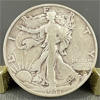 1947-D Walking Liberty Silver (90%) Half Dollar