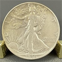 1946 Walking Liberty Silver (90%) Half Dollar