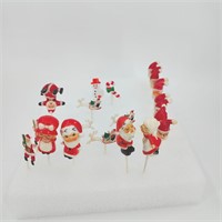 Vintage Christmas Cake Toppers