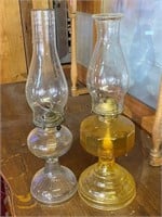 2 Vintage Oil Lamps
