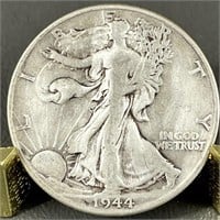 1944 Walking Liberty Silver (90%) Half Dollar