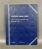 Lincoln Head Cent Collection Starting 1941 Book