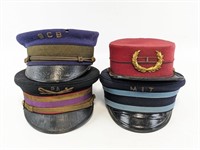 (4) Vintage Society Organization Dress Caps
