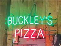 Buckley's Pizza Neon Sign