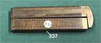 Stanley No. 32 1/2 4-fold 1-foot caliper rule