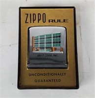 Vintage Zippo Ruler W/ Box