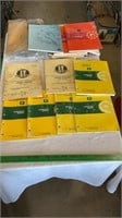 John Deere operator manuals, various manuals,