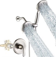35 Setting Dual 2in1 Shower System Brushed Nickel