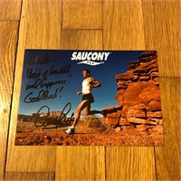 Autographed Saucony Promo Photo Ad